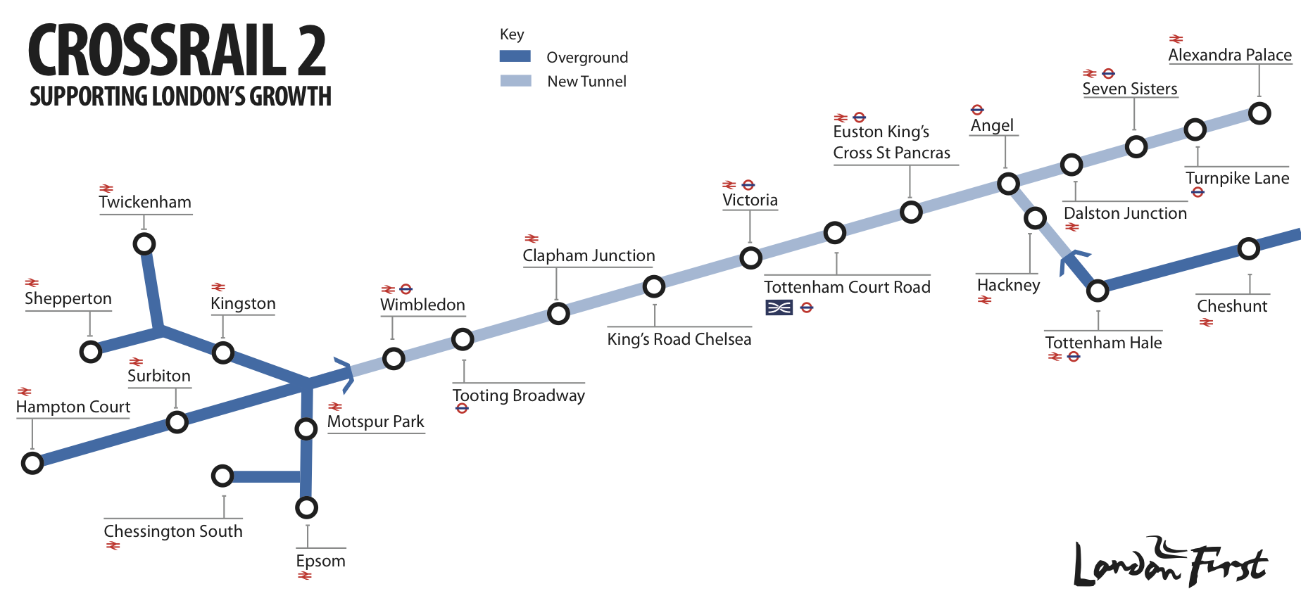 Crossrail 2 Route